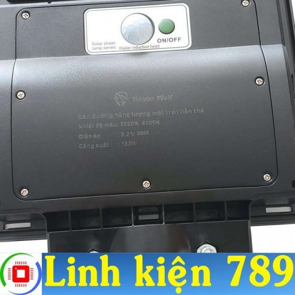  Đèn LED năng lượng mặt trời liền thể 150W